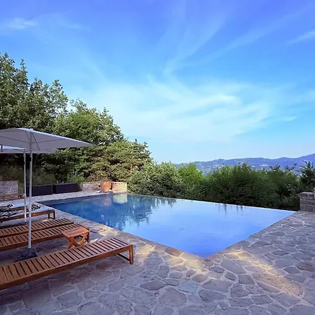 Luxury With Infinity Pool & Vineyard Views Bosia
